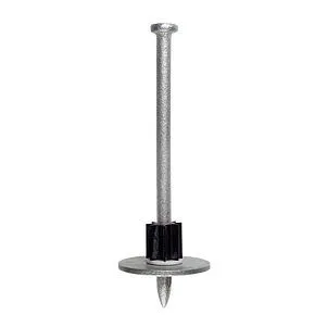 0.157” x 1-1/2” Simpson Strong-Tie PDPAWL Powder-Driven Pin with 1″ Washer, Box Count: 100