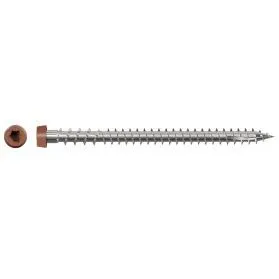 #10 x 2-3/4″ Red 316 Stainless Steel DCU Composite Deck Screw, Box Count: 1000