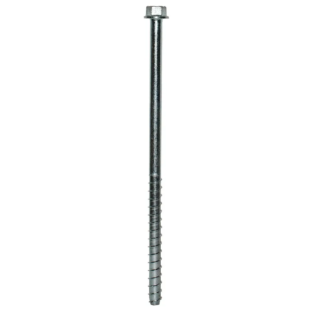1/2” x 12″ Strong-Tie Zinc Titen HD Heavy-Duty Concrete Masonry Screw, Box Count: 5