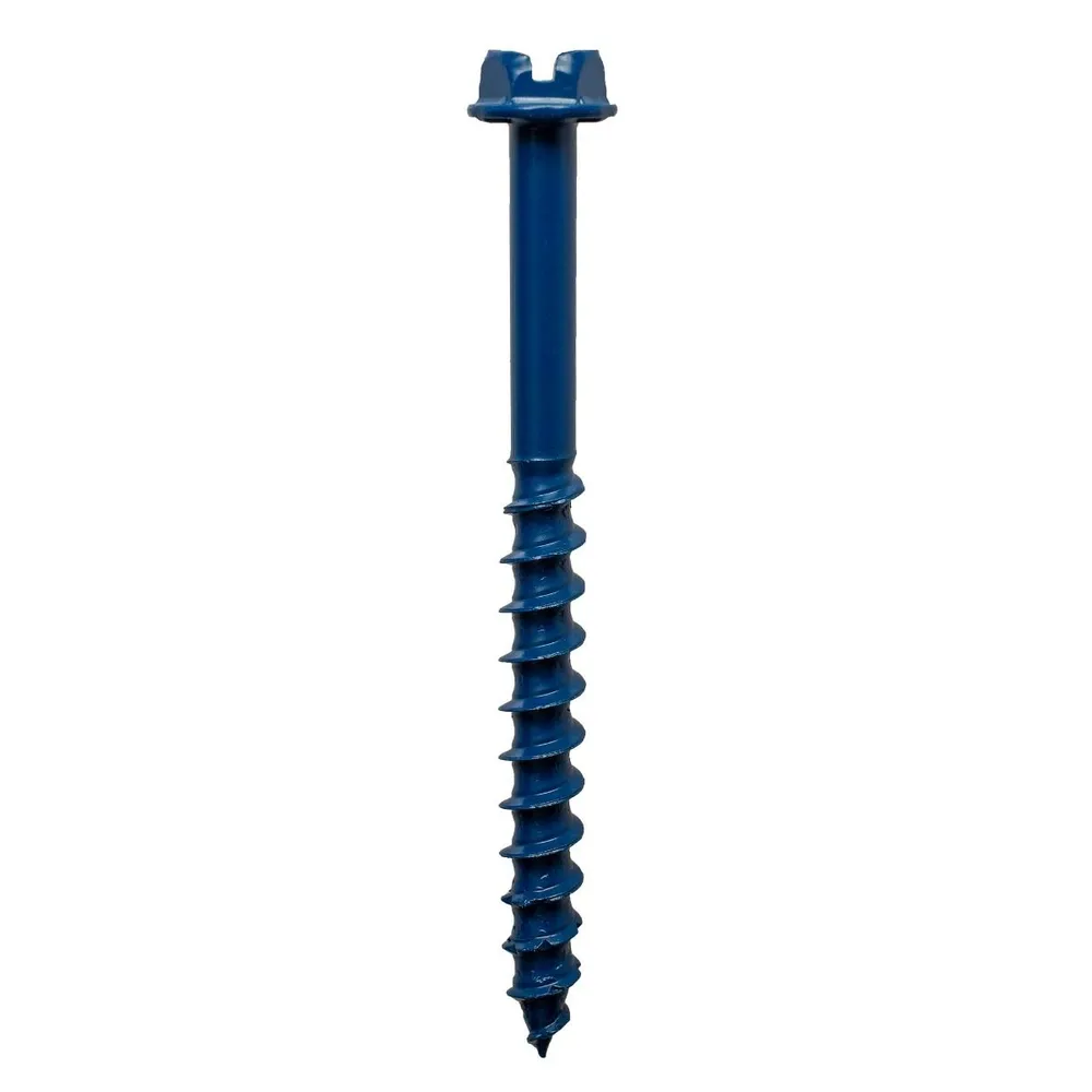 1/4” x 6” Hex Strong-Tie Titen Turbo Concrete Masonry Screw, Box Count: 100