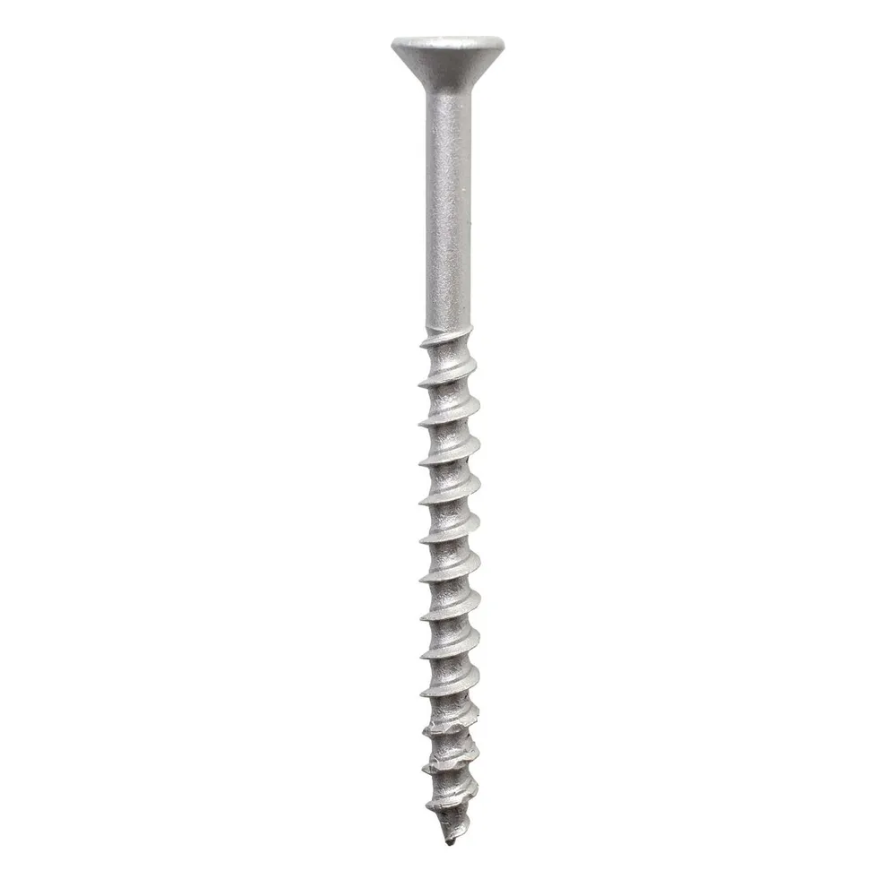 3/16” x 2-3/4” Silver Flat Head Strong-Tie Titen Turbo Concrete Masonry Screw, Box Count: 1000