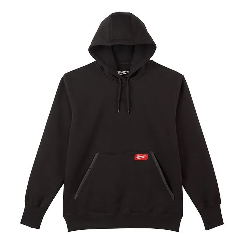 350B-M Men ft.s Medium Heavy Duty Cotton/Polyester Long-Sleeve Pullover Hoodie – Black