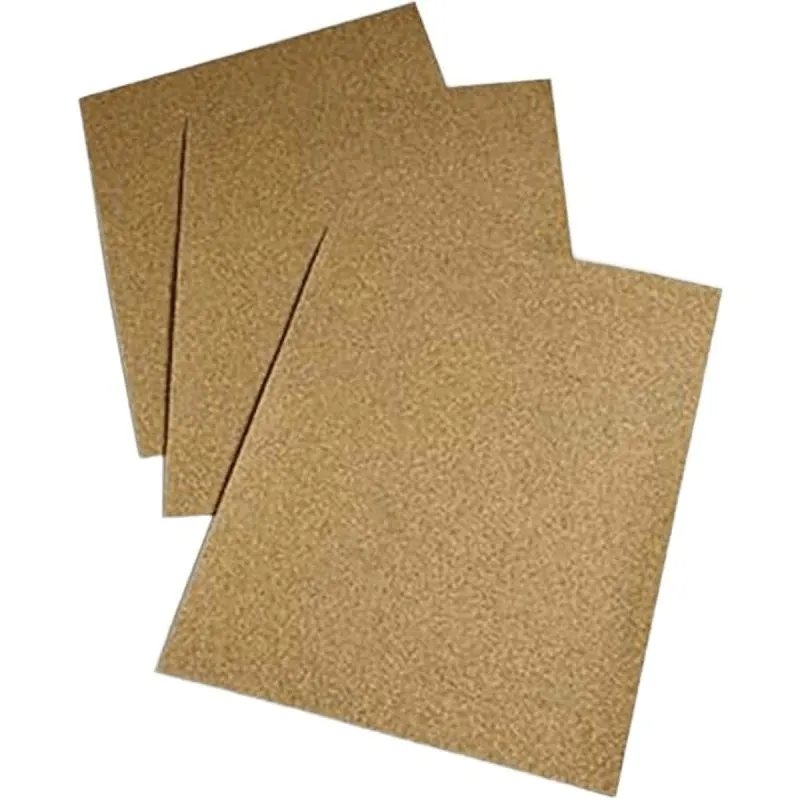 3M 88591NA Sandpaper, 11 in L, 9 in W, Coarse, 60 Grit, Aluminum Oxide Abrasive, Paper Backing (Pack of 25)