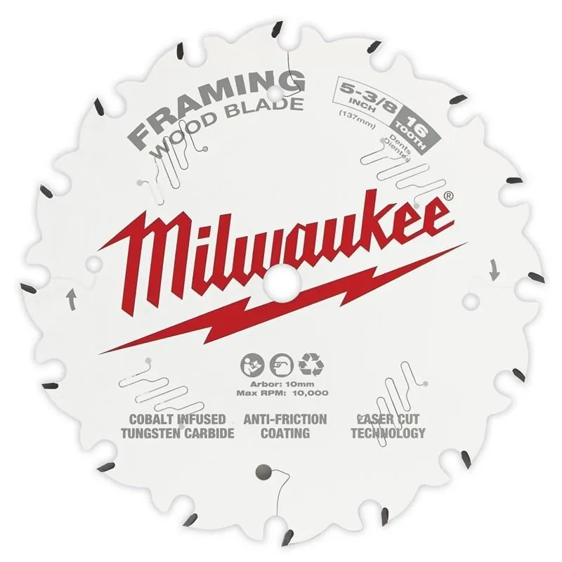 48-40-0522 5-3/8 in. 16 Tooth Framing Circular Saw Blade