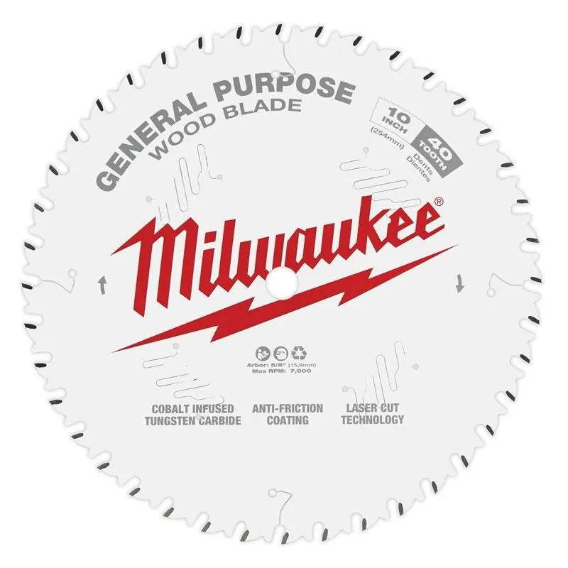 48-40-1024 10 in. 40 Tooth General Purpose Circular Saw Blade