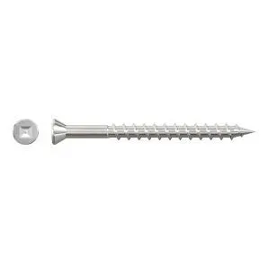 #7 x 2″ 305 Stainless SSDTH Trim Head Deck Screw, Box Count: 2000