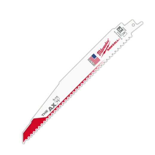 9″ AX Sawzall Demolition Wood Cutting Recip Blade – 100ct Box