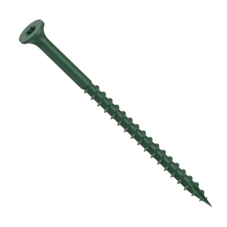 #9 x 3″ Green ProTech Coat Wood Deck Screw, Box Count: 1750