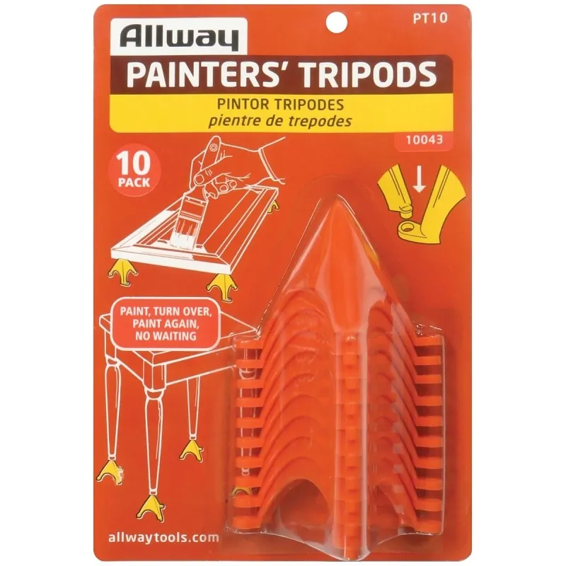 ALLWAY PT10 Painter’s Tripod, Celcon Polyoxymethylene (Pack of 6)