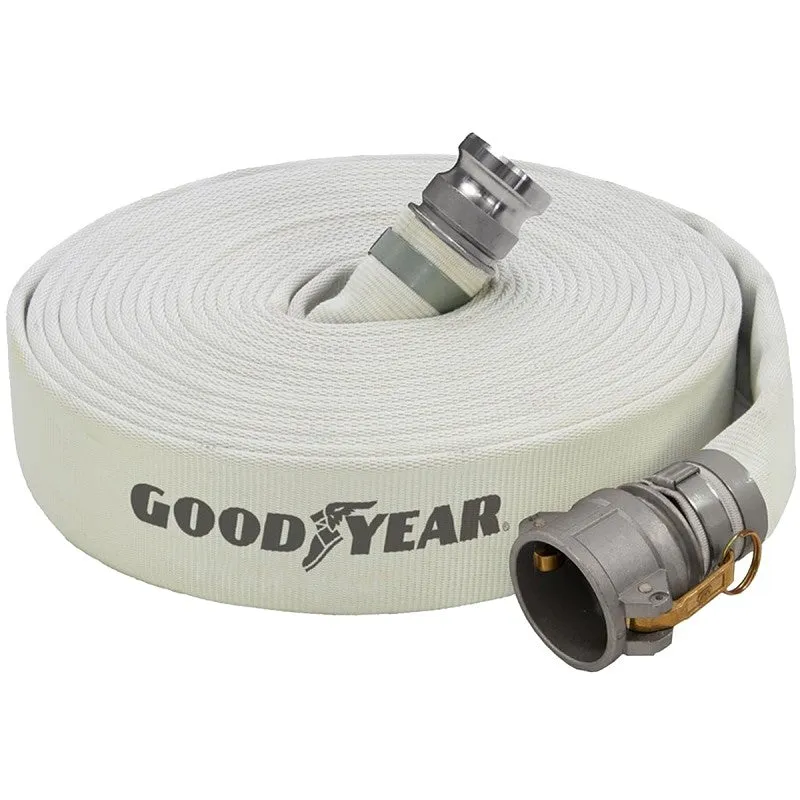 Abbott Rubber 1131-2000-50-CE Mill Discharge Hose, 50 ft L, Camlock, Rubber