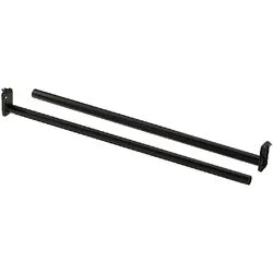 Adjustable Closet Rod With Ends 48 Inch to 72 Inch Oil Rubbed Bronze