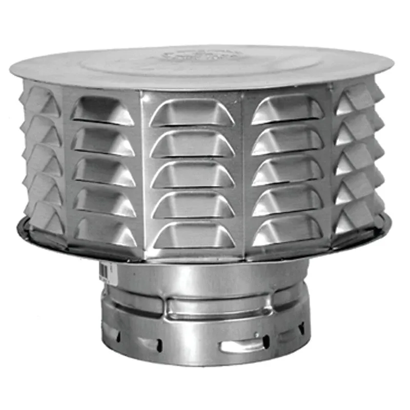 AmeriVent 5ECW Snap Lock Vent Cap, 5 in Connection