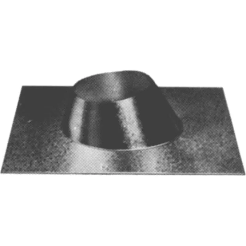 AmeriVent 8FFU Round Flashing, Galvanized Steel