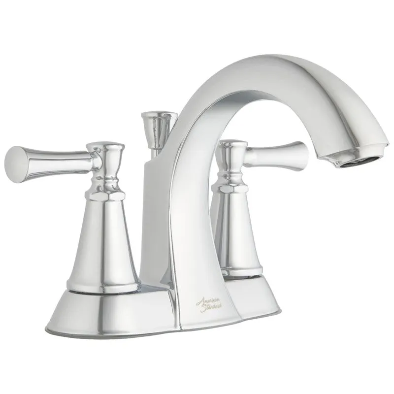 American Standard Chancellor 7022201.002 Series Centerset Bathroom Faucet, Polished Chrome, 6-1/4 in Plate Size, 1.5 gpm