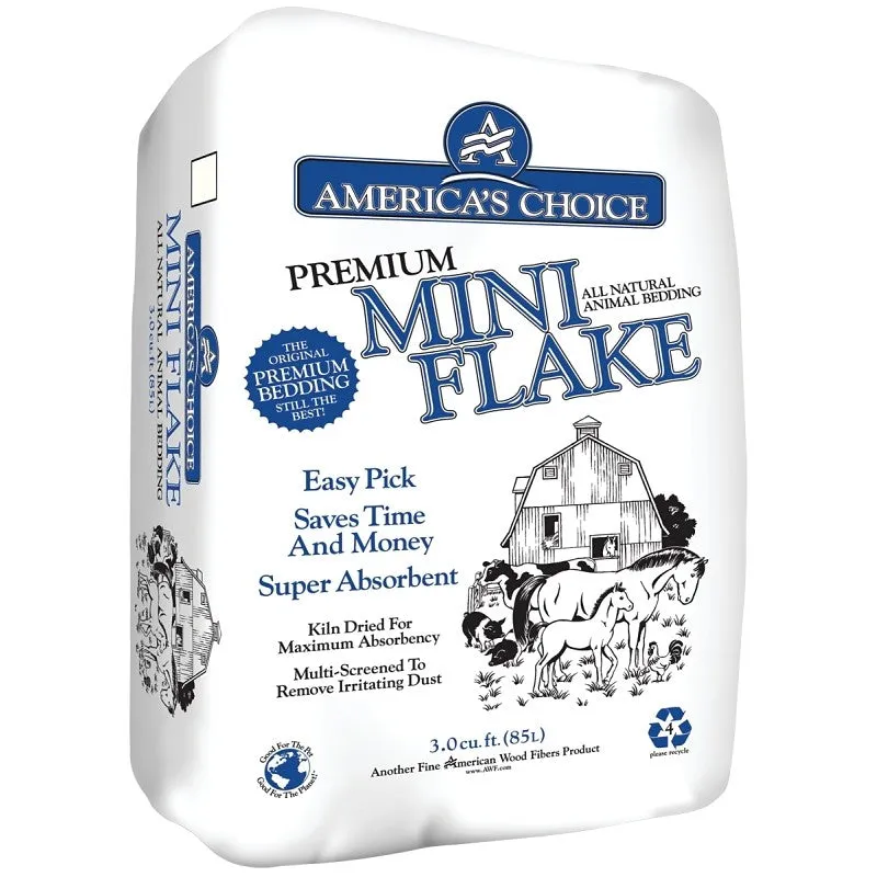 America’s Choice 483.0P2MINIAC Series Flake Bedding, Small