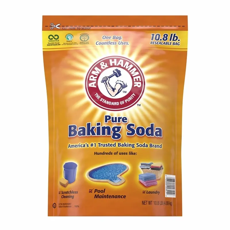 Arm & Hammer 01191 Baking Soda, 10.8 lb, Bag, Powder (Pack of 4)