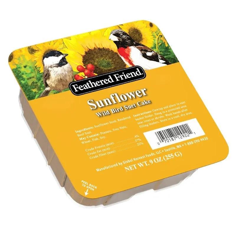 Audubon Park 13067 Sunflower Suet, 9 oz (Pack of 12)