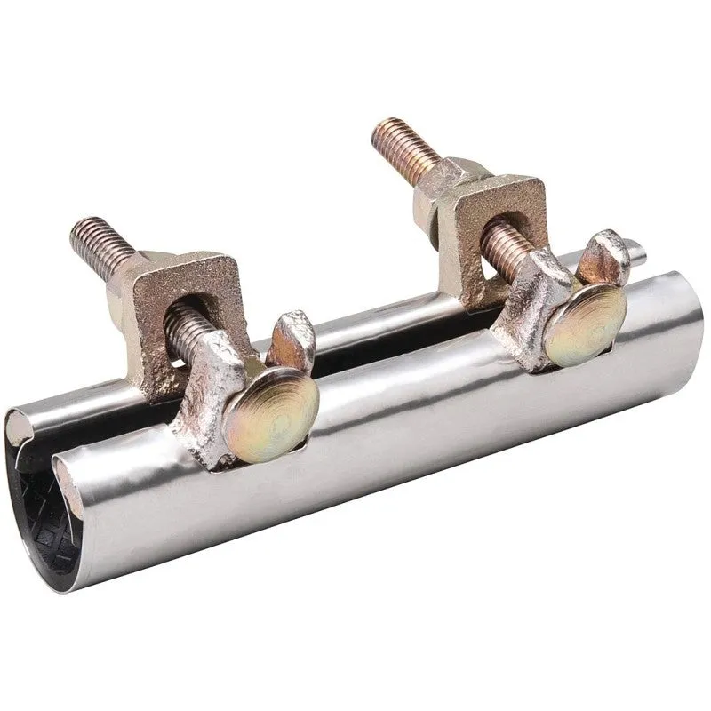 B & K 160-708 2-Bolt Pipe Repair Clamp, 2 in, Stainless Steel