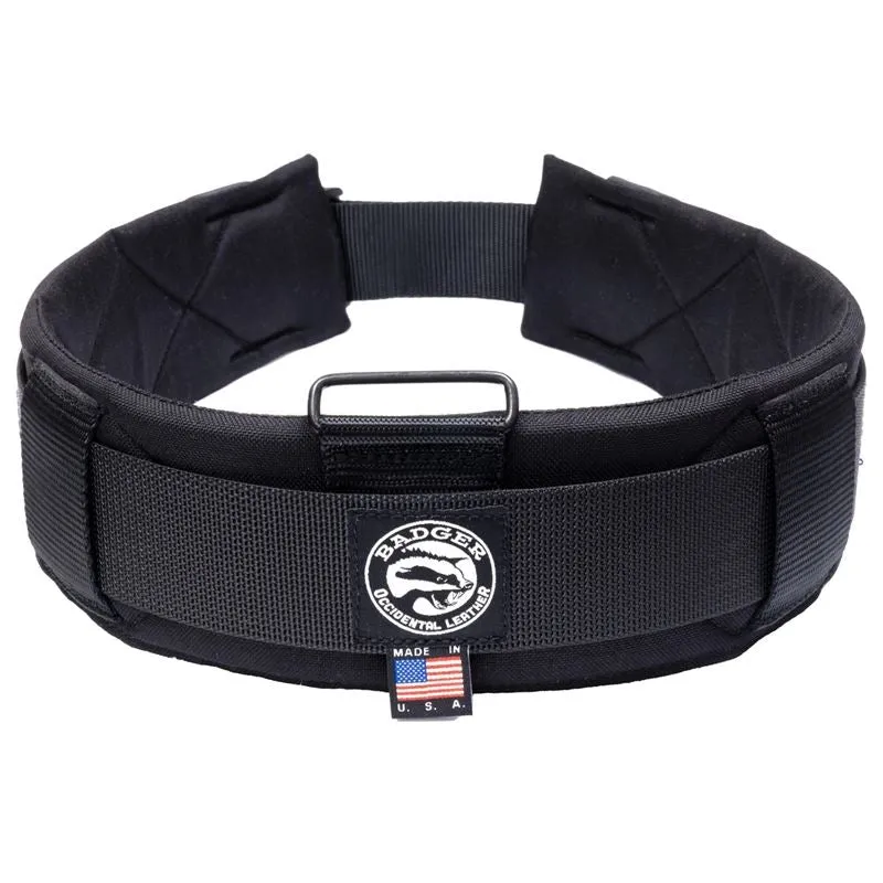 BADGER Straight Belt – Black