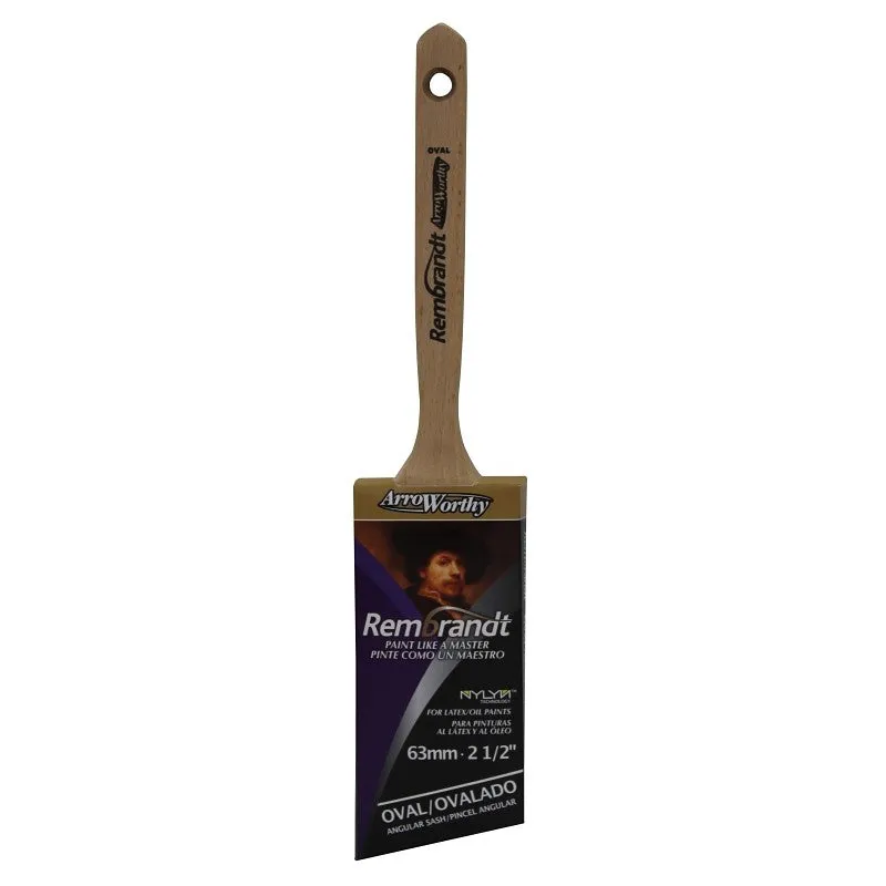 BRUSH PAINT AS SEMI-OVAL 2.5IN