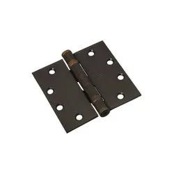 Ball Bearing Commercial Door Hinges 4-1/2 Inch Antique Bronze 3 Pack