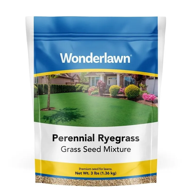Barenbrug 22203 Grass Seed, 3 lb, 420 sq-ft New Lawn, 840 sq-ft Over Seeding Coverage Area