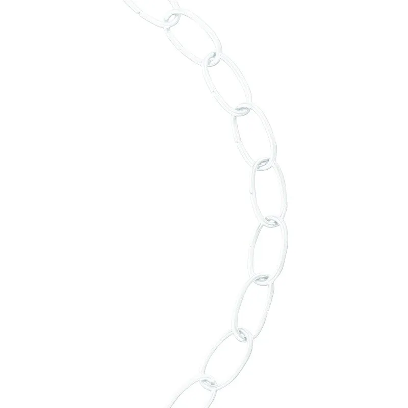Baron 4002 Decorator Chain, White, #10, 40 ft L, 45 lb Working Load