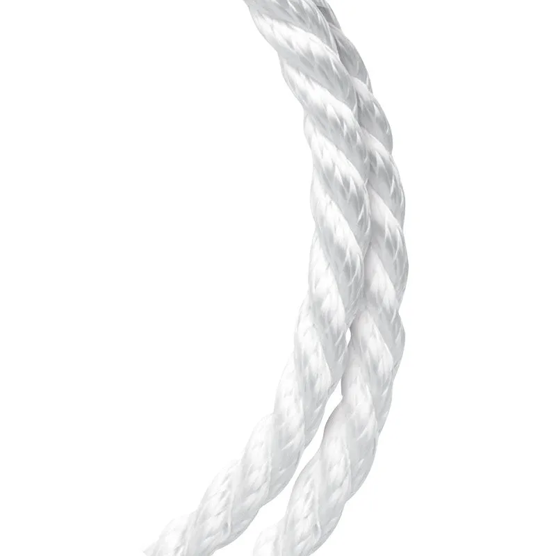 Baron 54612 Rope, 1/2 in Dia, 300 ft L, 420 lb Working Load, Nylon/Poly, White
