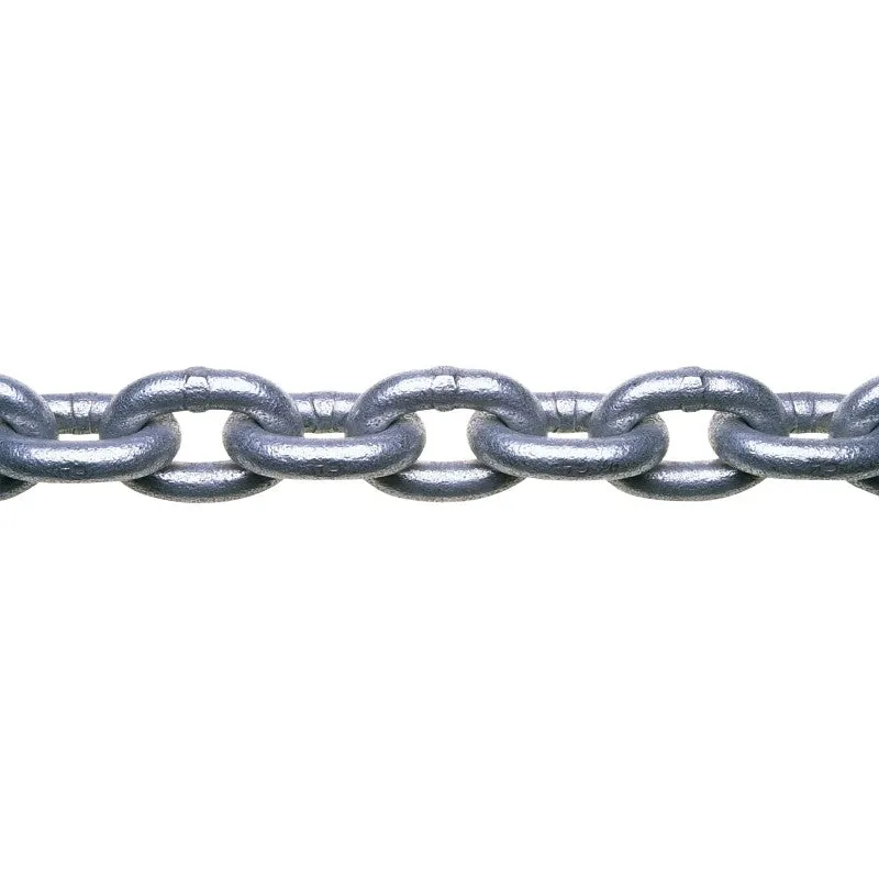 Baron PC30516HDGP Proof Coil Chain, 5/16 in, 92 ft L, 30 Grade, Carbon Steel, Hot-Dipped Galvanized