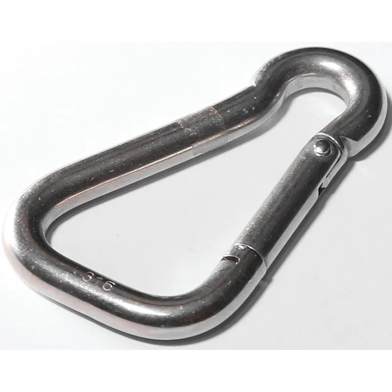 Baron S24502-3/8 Spring Snap, 11/16 in Snap Opening, 4 in L Dimensions, 400 lb Working Load, Stainless Steel