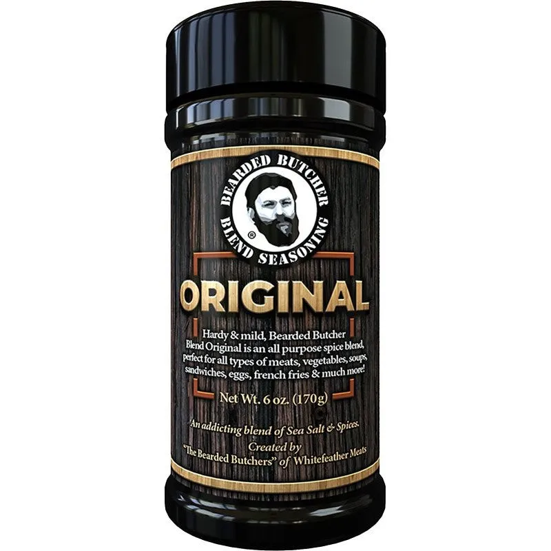 Bearded Butcher Original-6OZ Seasoning, Original Blend, 6 oz