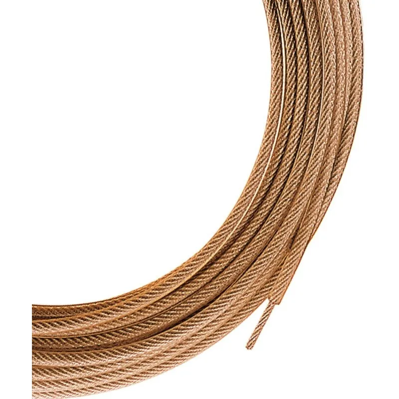 Ben-Mor CS79000 Heavy-Duty Clothesline, 1000 ft L, Steel, Gold, 1000 lb Working Load