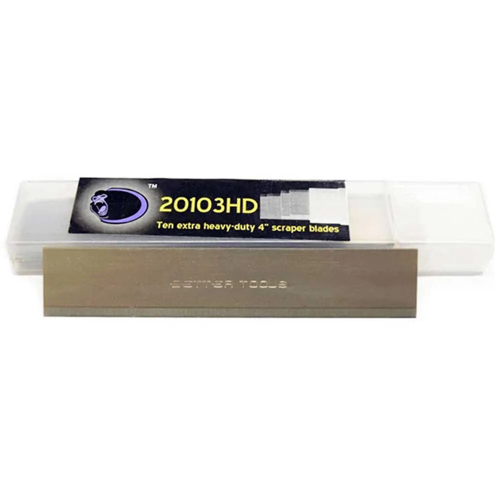 Better Tools 20103HD 4″ Extra Heavy Duty Scraper Blade (50-Box)