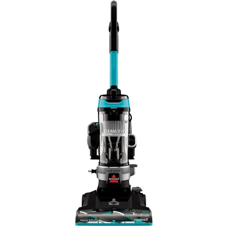 Bissell CleanView 2490 Vacuum Cleaner, Multi-Level Filter, 25 ft L Cord, Red/Silver