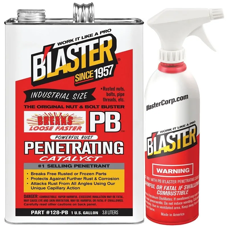 B’laster 128-PB Penetrant, 1 gal, Bottle, Liquid