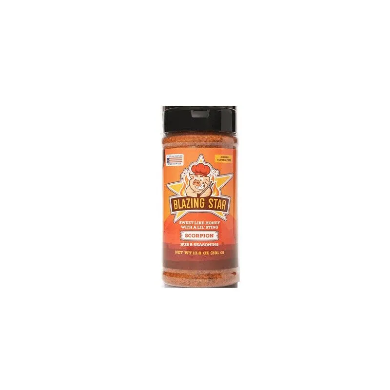 Blazing Star BZ00120-C Rub Seasoning, Scorpion, 13.8 oz
