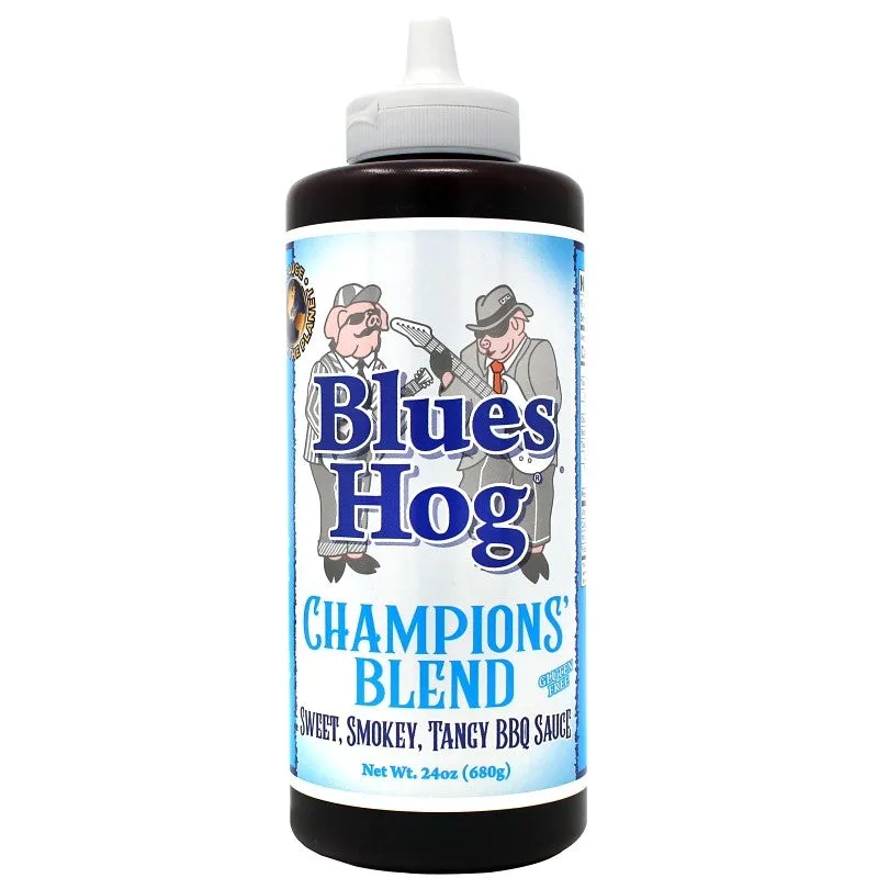 Blues Hog 70610 BBQ Sauce, Champions’ Blend, 24 oz Bottle