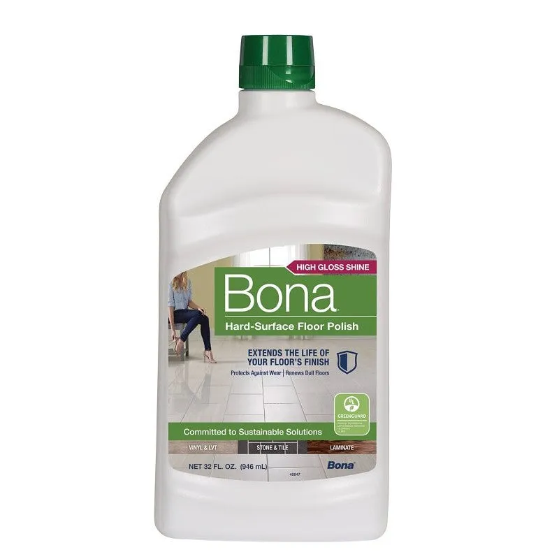 Bona WT760051161 Floor Polish, 32 oz, White, Liquid