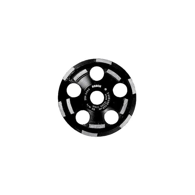 Bosch | DC520 5″ Double Row Segmented Diamond Cup Wheel for Abrasive Materials