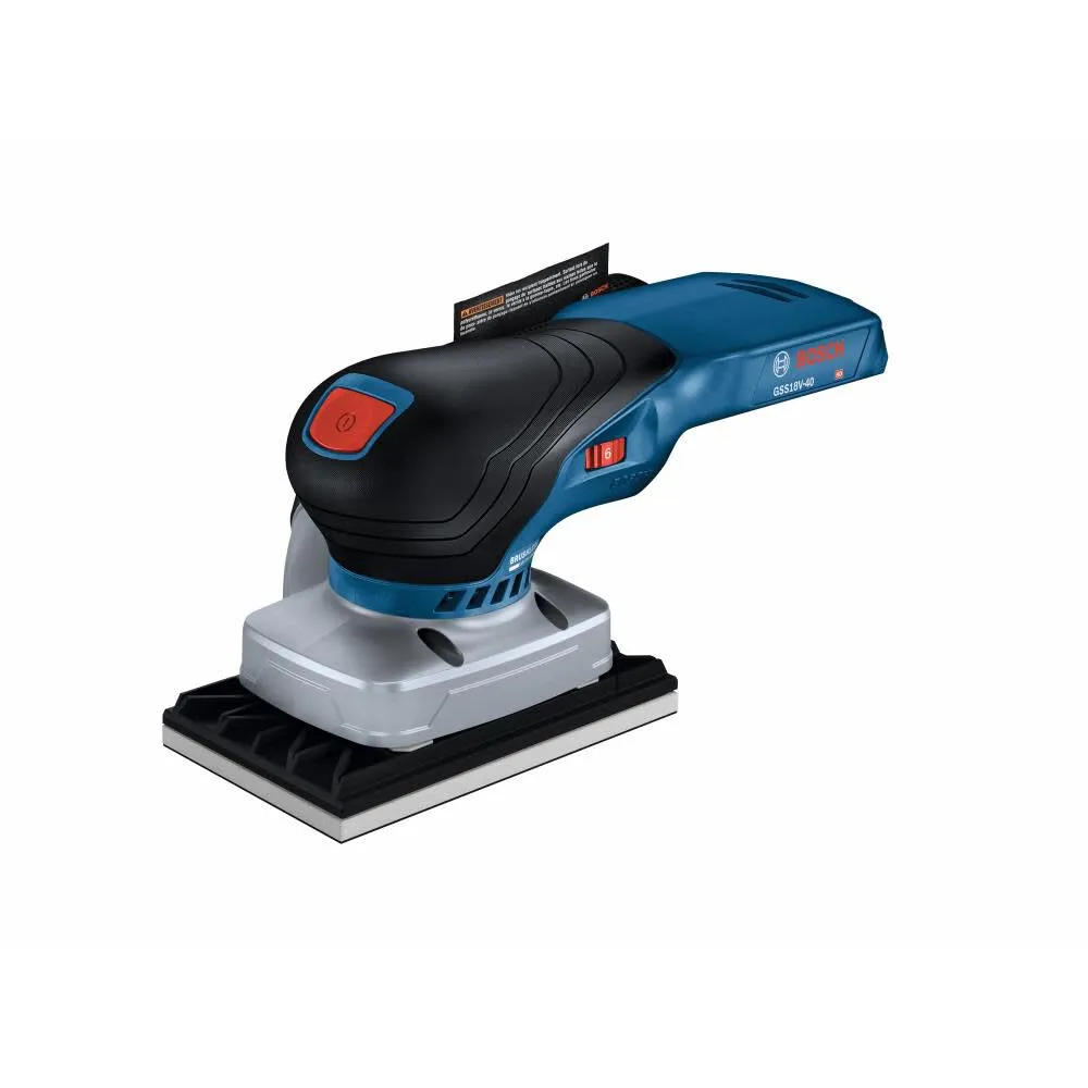 Bosch GSS18V-40N 18V Orbital Finishing Sander (Tool Only)