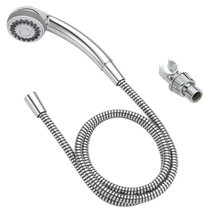 Boston Harbor DS3068CP Hand-Held Shower Head, 1.75 (6.6) 80 gpm (L/MIN) psi, 1/2-14 NPT Connection, Threaded, PVC