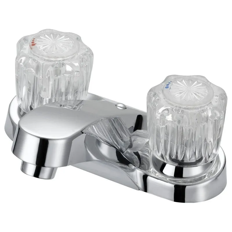 Boston Harbor F5120067CP Lavatory Faucet, 1.2 gpm, 2-Handle, 3-Faucet Hole, Metal/Plastic, Chrome Plated