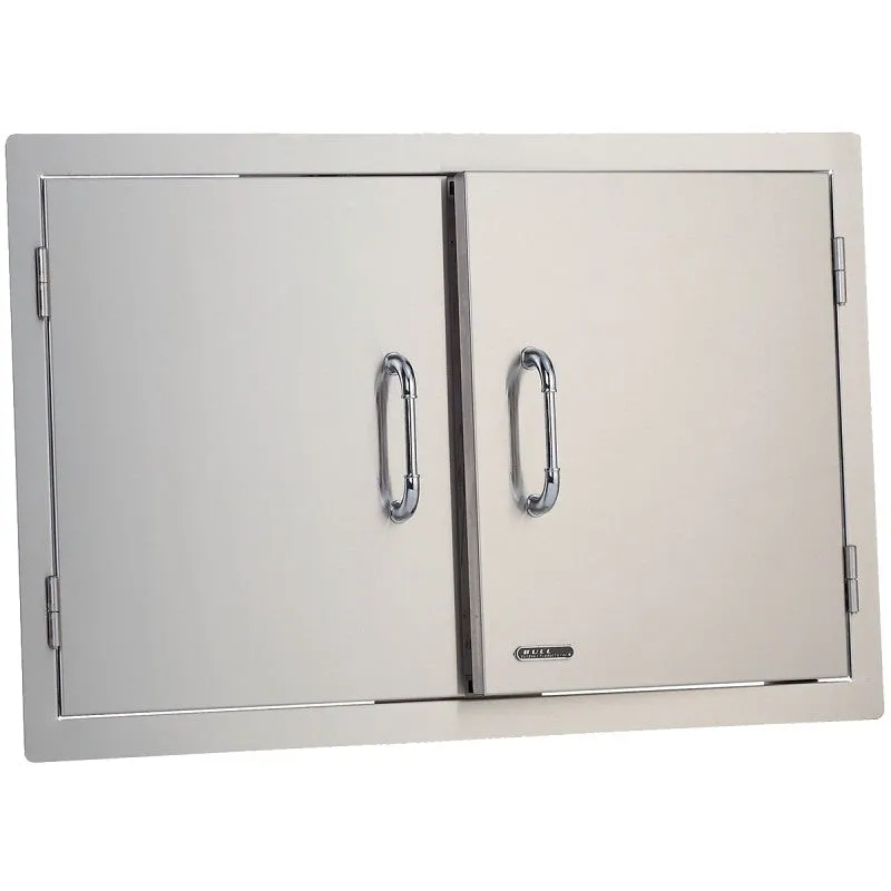 Bull 33568 Double Walled Door, 33 in L, 22 in W, 2 in H, Stainless Steel