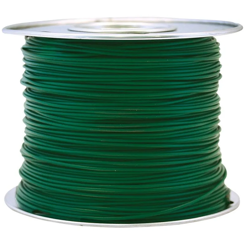CCI 56133023 Primary Wire, 10 AWG Wire, 1-Conductor, 60 VDC, Copper Conductor, Green Sheath, 100 ft L (Pack of 2)