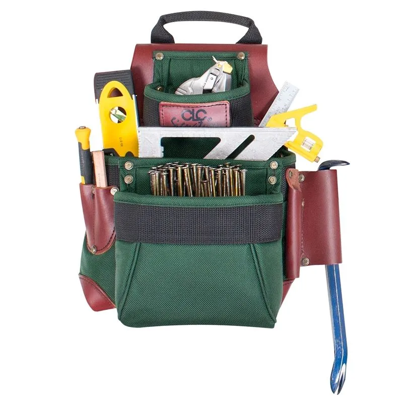CLC 51685 7 Pocket Construction Worker’s Ballistic Nylon Nail Tool Bag