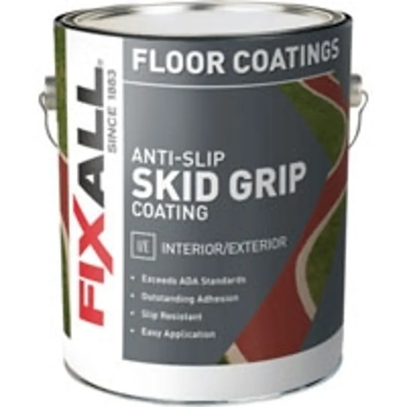 California Paints F06525-1 Anti-Slip Paint, Crimson, 1 gal (Pack of 4)