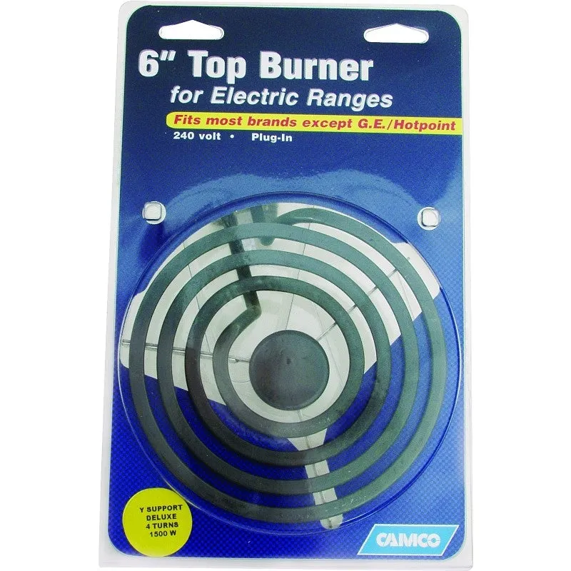 Camco USA 00243 Top Burner, 240 V, 1500 W, Plug