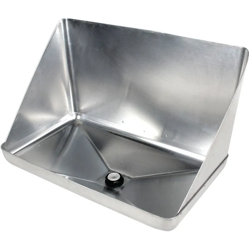 Camco USA 11430 Water Heater Drain Pan, Aluminum, For: 20-1/2 in W x 13 in D Gas or Electric Tankless Water Heaters