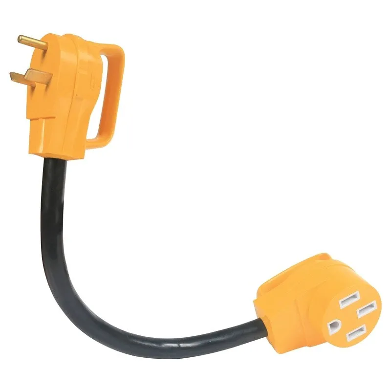 Camco USA 55183 Dogbone Adapter, 50 A Female, 30 A Male, 125 V, Male, Female