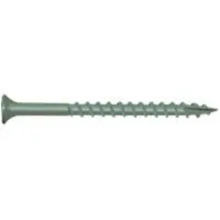 Camo 0341194 Deck Screw, #10 Thread, 3-1/2 in L, Bugle Head, Star Drive, T25 Drive, Type 17 Slash Point, Carbon Steel